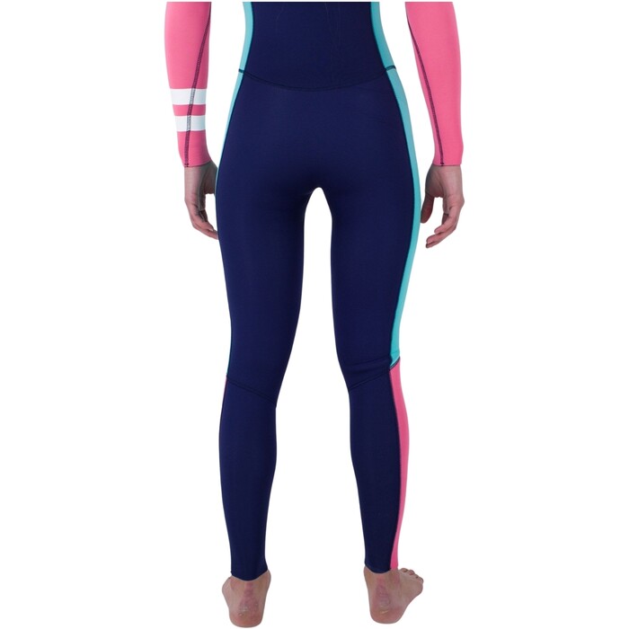 2024 Hurley Womens Advant 4/3mm Chest Zip Wetsuit WFS0013403 - Flag Blue